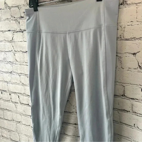 DSG Powder‎ Blue 7/8 Leggings High Waisted With Mesh Detail Size Large - Picture 9 of 11